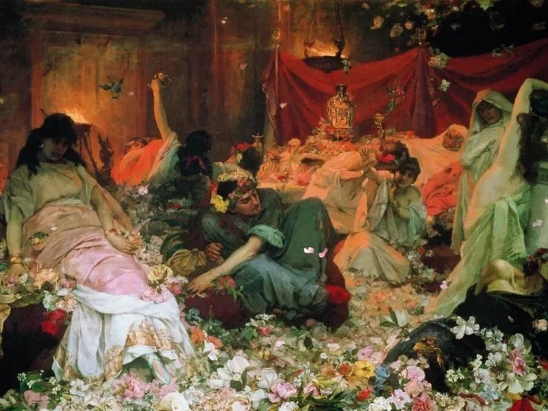 1849-Pavel Aleksandrovič Svedomskij - Sepolto tra i fiori - Museo nazionale d'arte di Kiev